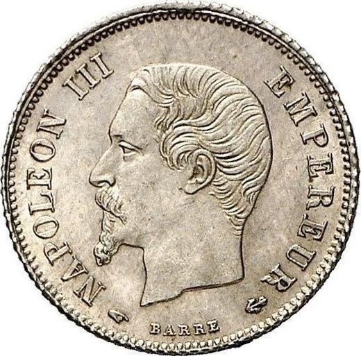 Obverse 20 Centimes 1857 A "Type 1853-1863" - Silver Coin Value - France, Napoleon III