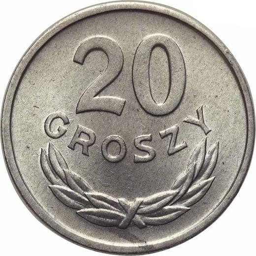 Reverse 20 Groszy 1962 -  Coin Value - Poland, Peoples Republic