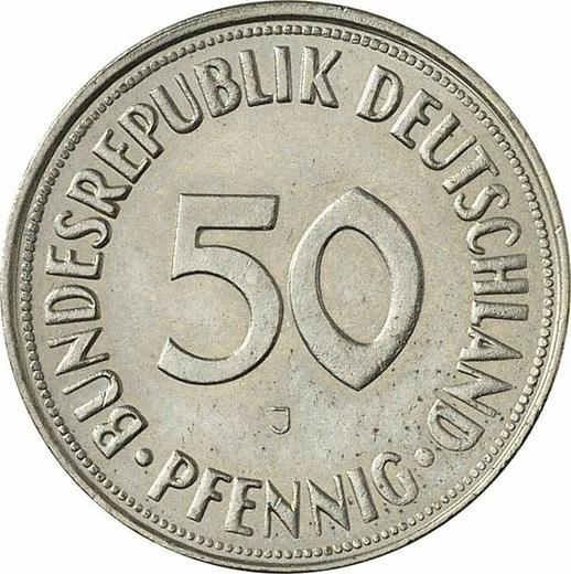 Obverse 50 Pfennig 1971 J - Coin Value - Germany, FRG