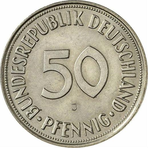 Obverse 50 Pfennig 1969 J - Coin Value - Germany, FRG