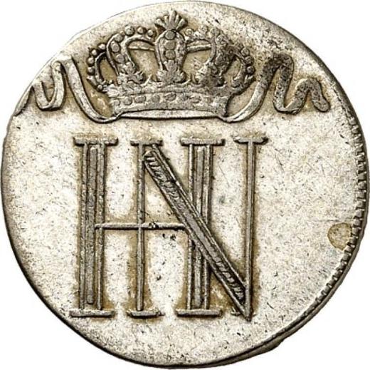Obverse 1/24 Thaler 1808 F "Crown with ribbons" - Silver Coin Value - Westphalia, Jérôme Napoléon
