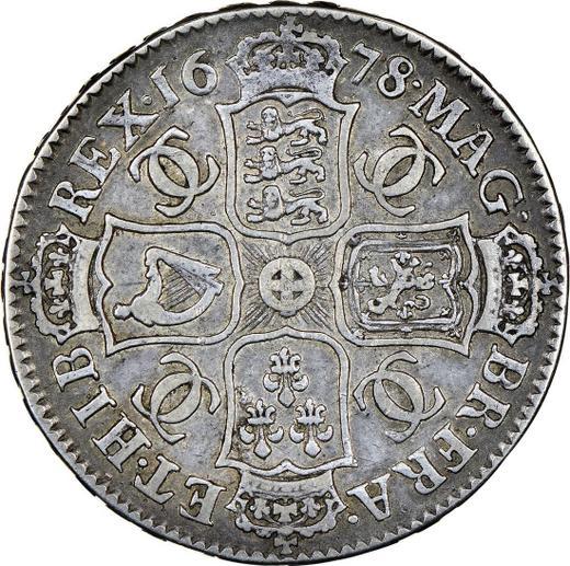 Reverse Halfcrown 1678 "Fourth laureate bust" - Silver Coin Value - United Kingdom, Charles II