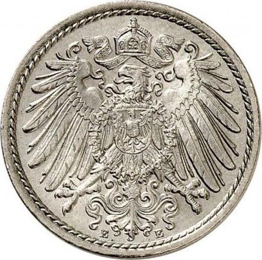 Revers 5 Pfennig 1899 E "Typ 1890-1915" - Münze Wert - Deutschland, Deutsches Kaiserreich