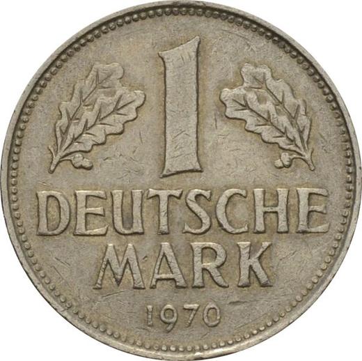Obverse 1 Mark 1970 G -  Coin Value - Germany, FRG