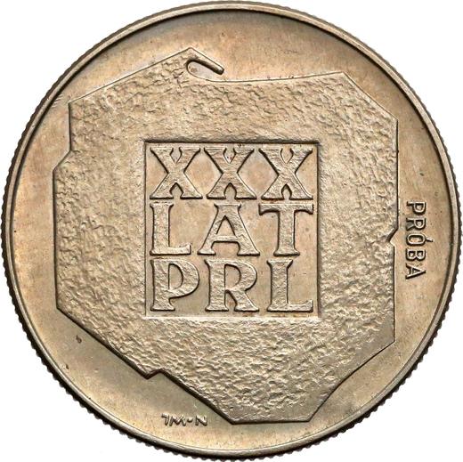 Reverse Pattern 20 Zlotych 1974 MW JMN "30 years of Polish People's Republic" Copper-Nickel -  Coin Value - Poland, Peoples Republic