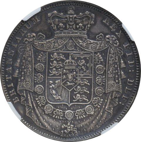 Reverse Pattern Crown no date (1830) - Silver Coin Value - United Kingdom, William IV