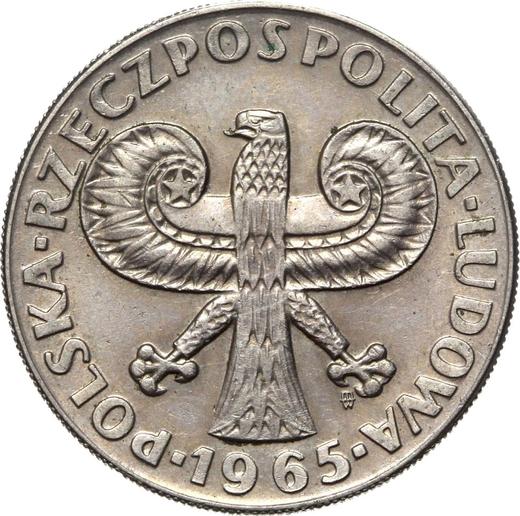 Avers 10 Zlotych 1965 MW "Sigismundssäule" 31 mm - Münze Wert - Polen, Volksrepublik Polen