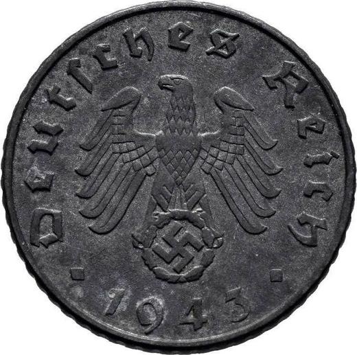 Reverse 5 Reichspfennig 1943 A "Type 1940-1944" -  Coin Value - Germany, Third Reich