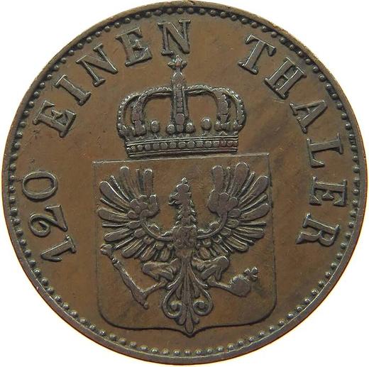 Obverse 3 Pfennig 1849 A - Coin Value - Prussia, Frederick William IV