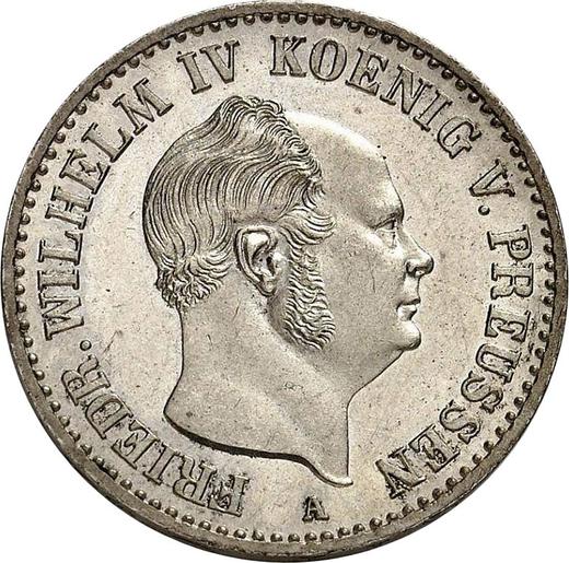 Obverse 1/6 Thaler 1860 A - Silver Coin Value - Prussia, Frederick William IV