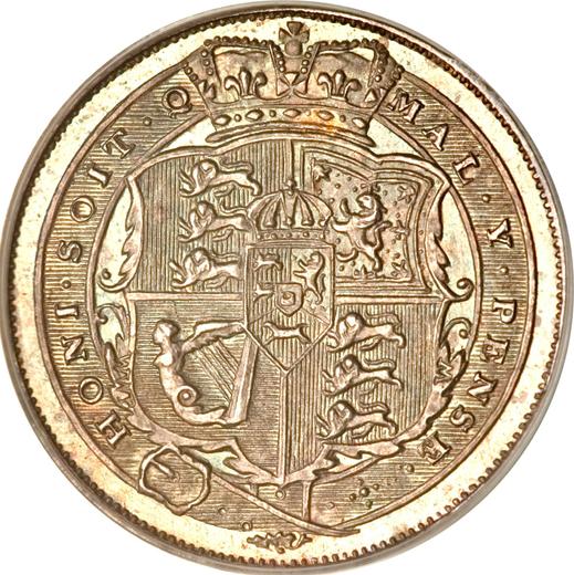 Reverse Sixpence 1817 Plain edge - Silver Coin Value - United Kingdom, George III