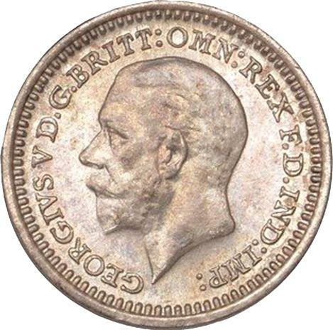 Obverse Penny 1933 "Type 1921-1936" - Silver Coin Value - United Kingdom, George V