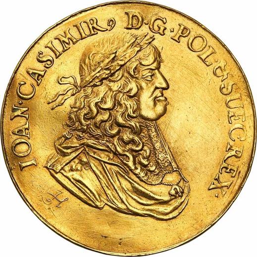 Avers Donativ 3 Dukaten Ohne jahr (1649-1668) H "Danzig" - Goldmünze Wert - Polen, Johann II Kasimir