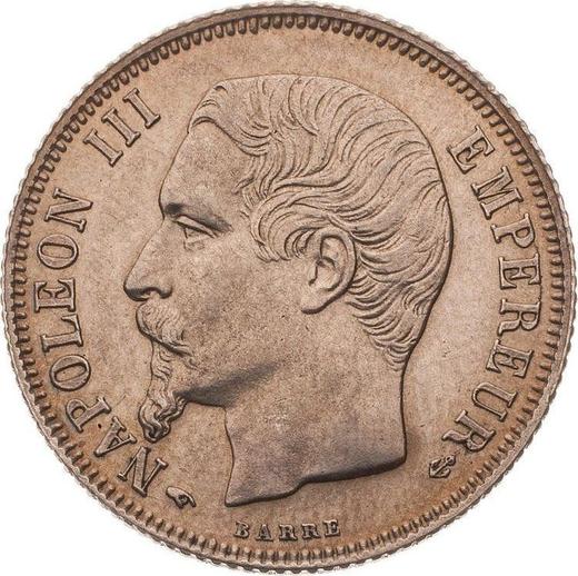Obverse 1 Franc 1855 A "Type 1853-1863" - Silver Coin Value - France, Napoleon III