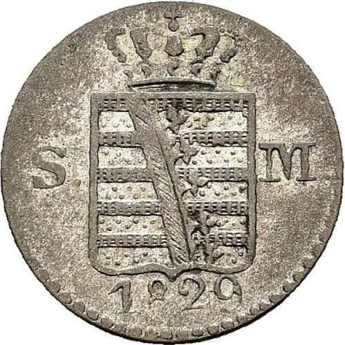 Anverso 3 kreuzers 1829 - valor de la moneda de plata - Sajonia-Meiningen, Bernardo II