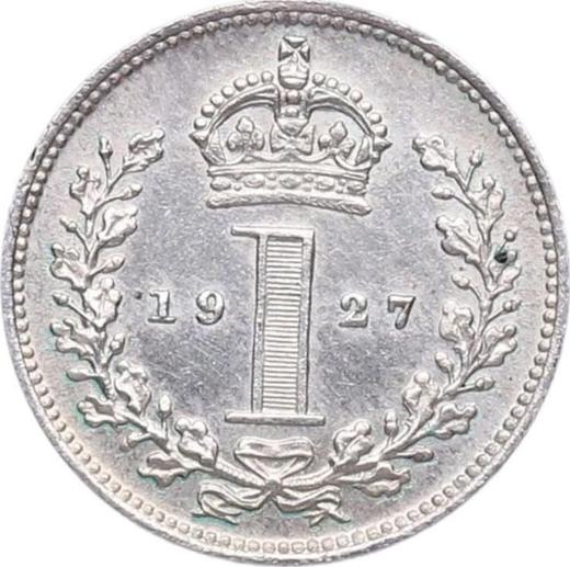 Reverse Penny 1927 "Type 1921-1936" - Silver Coin Value - United Kingdom, George V