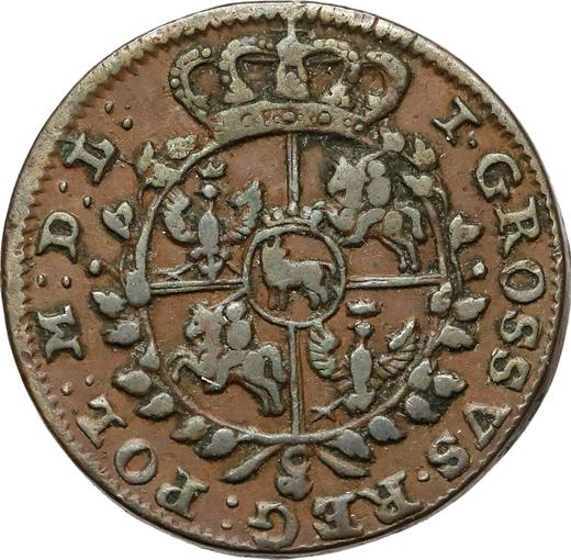 Reverse 1 Grosz 1765 g g - small -  Coin Value - Poland, Stanislaus II Augustus