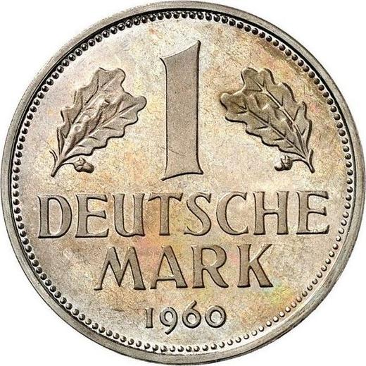Obverse 1 Mark 1960 D - Coin Value - Germany, FRG