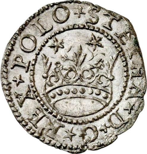 Obverse 1/2 Grosz 1580 - Silver Coin Value - Poland, Stephen Bathory