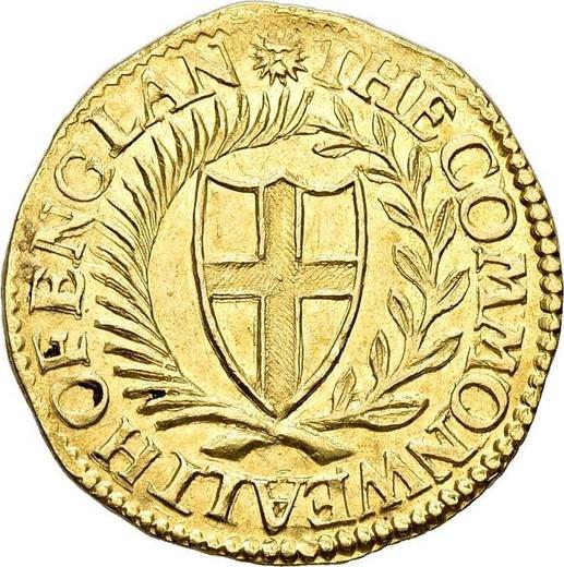 Awers monety - 1 korona 1652 "Typ 1649-1660" - cena złotej monety - Wielka Brytania, Wspólnota