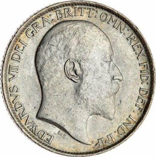 Obverse Sixpence 1909 - Silver Coin Value - United Kingdom, Edward VII