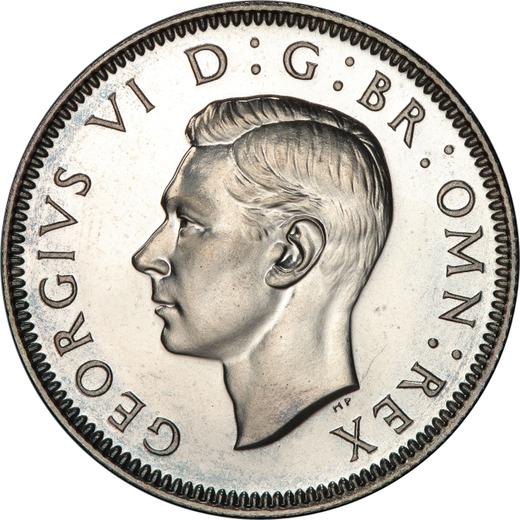 Obverse Shilling 1937 HP "Type 1937-1946" - Silver Coin Value - United Kingdom, George VI