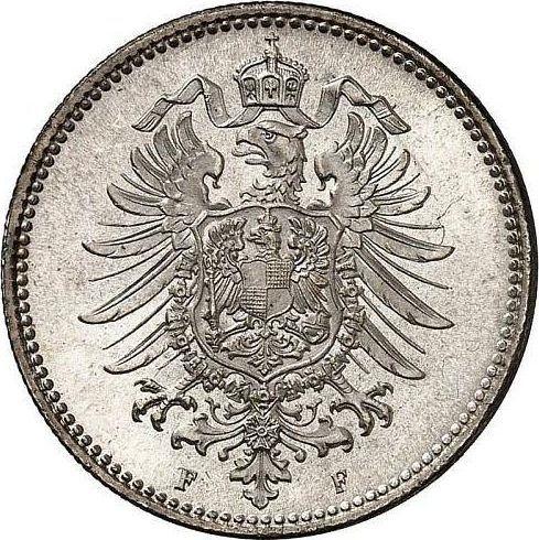 Revers 1 Mark 1875 F "Typ 1873-1887" - Silbermünze Wert - Deutschland, Deutsches Kaiserreich