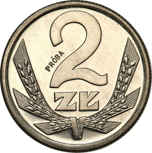 Reverse Pattern 2 Zlote 1989 MW Nickel - Coin Value - Poland, Peoples Republic