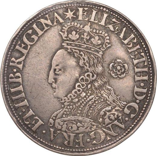 Obverse Sixpence 1564 "Milled coinage" Adorned dress - Silver Coin Value - United Kingdom, Elizabeth I