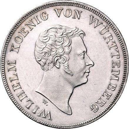 Avers Taler 1833 W "Handelsfreiheit" Glatter Rand - Silbermünze Wert - Württemberg, Wilhelm I