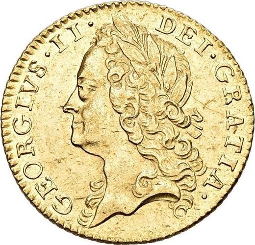 Obverse Half Guinea 1746 "Intermediate Head" - Gold Coin Value - United Kingdom, George II