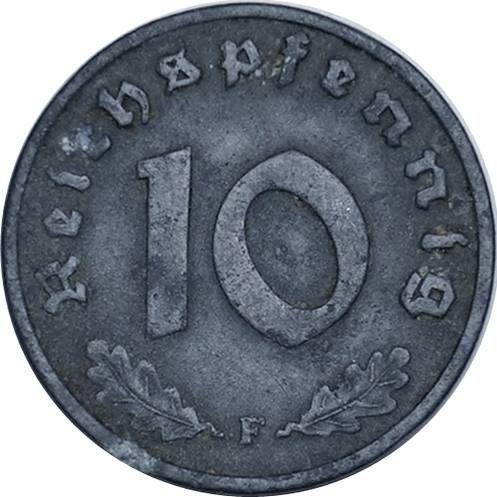 Avers 10 Reichspfennig 1941 F "Typ 1940-1945" - Münze Wert - Deutschland, Drittes Reich