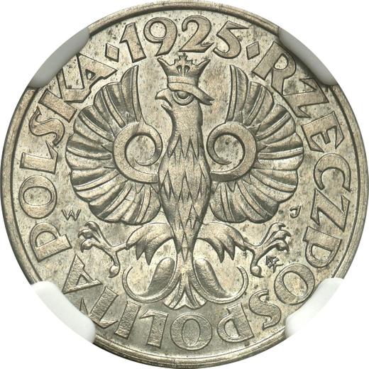 Anverso Pruebas 5 groszy 1925 WJ Cuproníquel - valor de la moneda  - Polonia, Segunda República