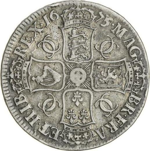 Reverse Crown 1675 "Third laureate bust" - Silver Coin Value - United Kingdom, Charles II