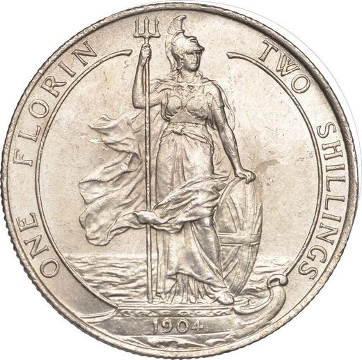 Reverse Florin 1904 - Silver Coin Value - United Kingdom, Edward VII