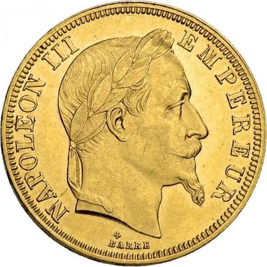 Obverse 50 Francs 1863 BB "Type 1862-1868" - Gold Coin Value - France, Napoleon III