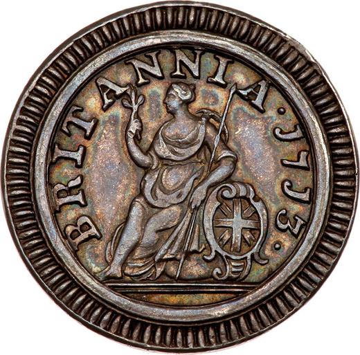 Revers Probe 1 Farthing 1713 - Münze Wert - Großbritannien, Anne