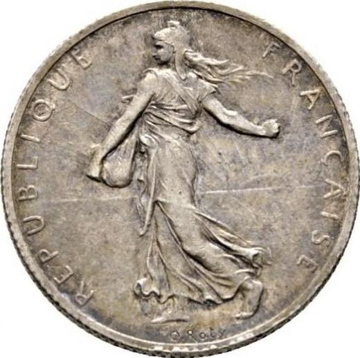 Anverso 2 francos 1899 "Sembrador" - valor de la moneda de plata - Francia, Tercera República