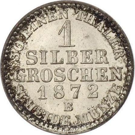 Revers Silbergroschen 1872 B - Silbermünze Wert - Preußen, Wilhelm I