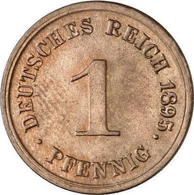 Obverse 1 Pfennig 1895 G "Type 1890-1916" -  Coin Value - Germany, German Empire