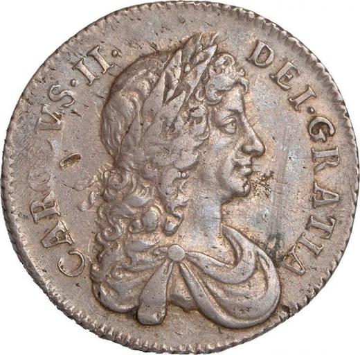 Obverse Shilling 1681 "Second laureate bust" - Silver Coin Value - United Kingdom, Charles II
