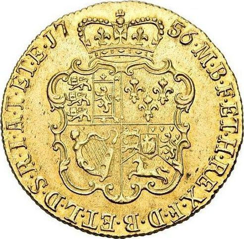 Reverse Guinea 1756 "Old Head" - Gold Coin Value - United Kingdom, George II