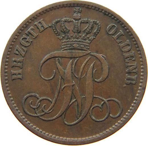 Obverse 3 Schwaren 1865 B -  Coin Value - Oldenburg, Nikolaus Frederick Peter