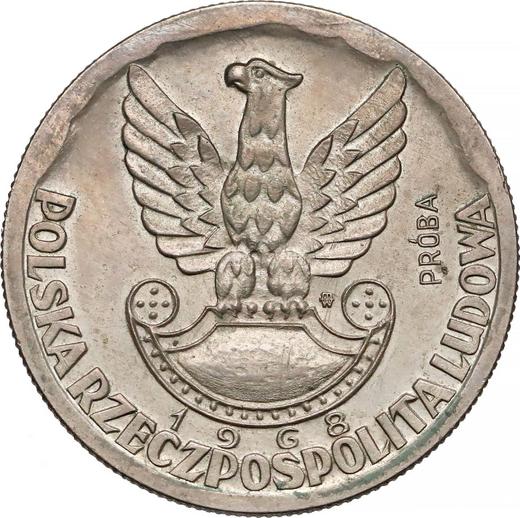 Awers monety - Próba 10 złotych 1968 MW JMN "XXV lat Ludowego Wojska Polskiego" Miedź-nikiel - cena monety - Polska, PRL
