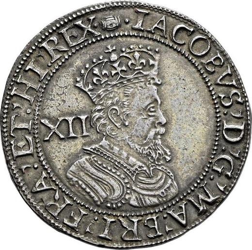 Obverse Shilling no date (1604-1619) "Quintus bust" - Silver Coin Value - United Kingdom, James I