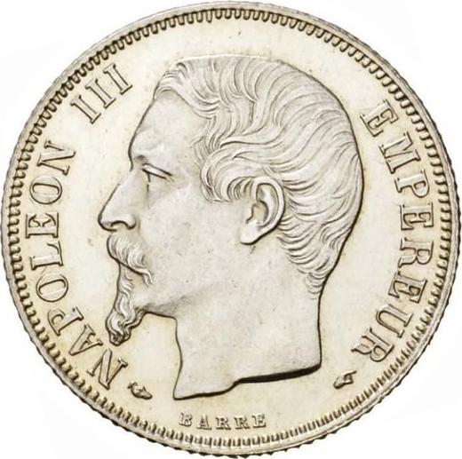 Obverse 1 Franc 1854 A "Type 1853-1863" - Silver Coin Value - France, Napoleon III