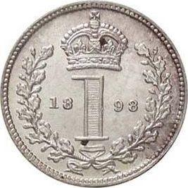 Reverse Penny 1898 TB "Type 1893-1901" - Silver Coin Value - United Kingdom, Victoria