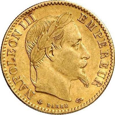 Avers 10 Franken 1866 A "Typ 1861-1868" - Goldmünze Wert - Frankreich, Napoleon III