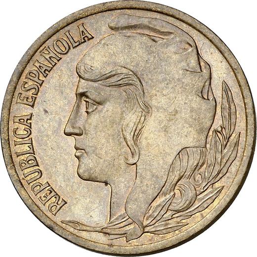 Obverse Pattern 25 Céntimos 1937 Copper -  Coin Value - Spain, II Republic