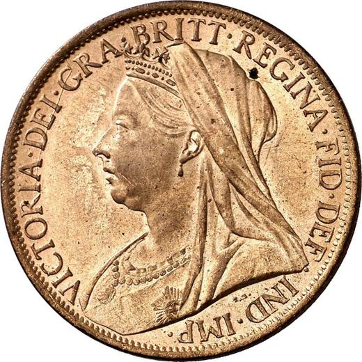 Аверс монеты - Пенни 1900 года TB "Тип 1895-1901" - цена  монеты - Великобритания, Виктория